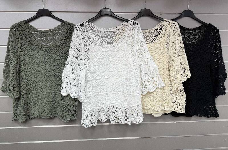  Bluzki damskie (Włoskie produkt) Roz Standard, Mix Kolor Paczka 5 szt